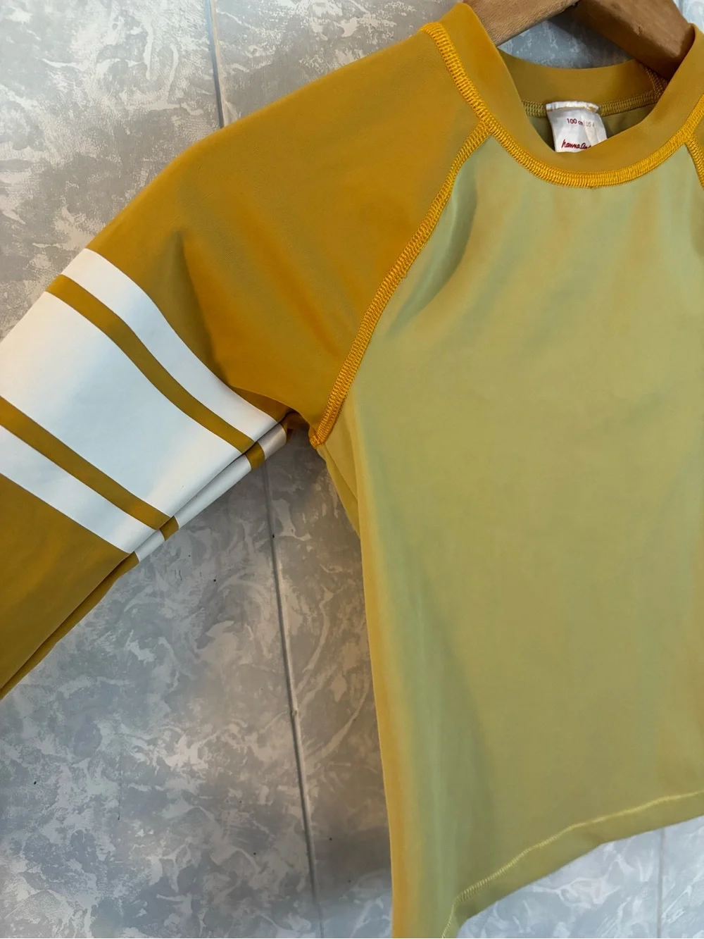 Hanna Andersson Yellow Rash Guard Swim